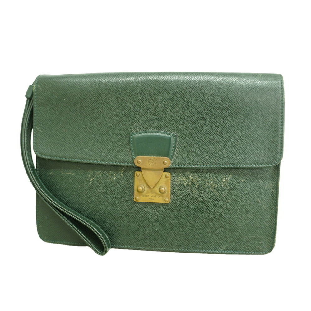 Louis Vuitton Taiga Pochette Clado Clutch Bag M30194 Epicea (Women's)